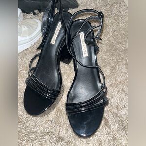 CHELSEA AND VIOLET PLATFORM STRAPPY HEELS